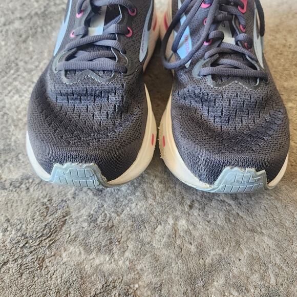 Brooks Ghost Max Women 8.5 D Athletic Black Wide Running Shoes 1203951D082 Flaw - Picture 7 of 13